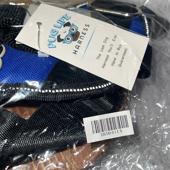 NWT Pug Life Dog Harness 3 Ring size SMALL - Picture 2 of 3